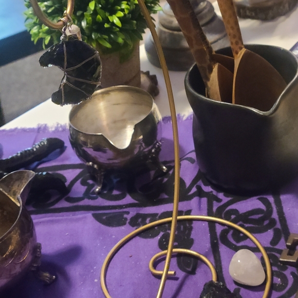 Boho Witch Crystal pendulum holder hanger - Picture 3 of 3